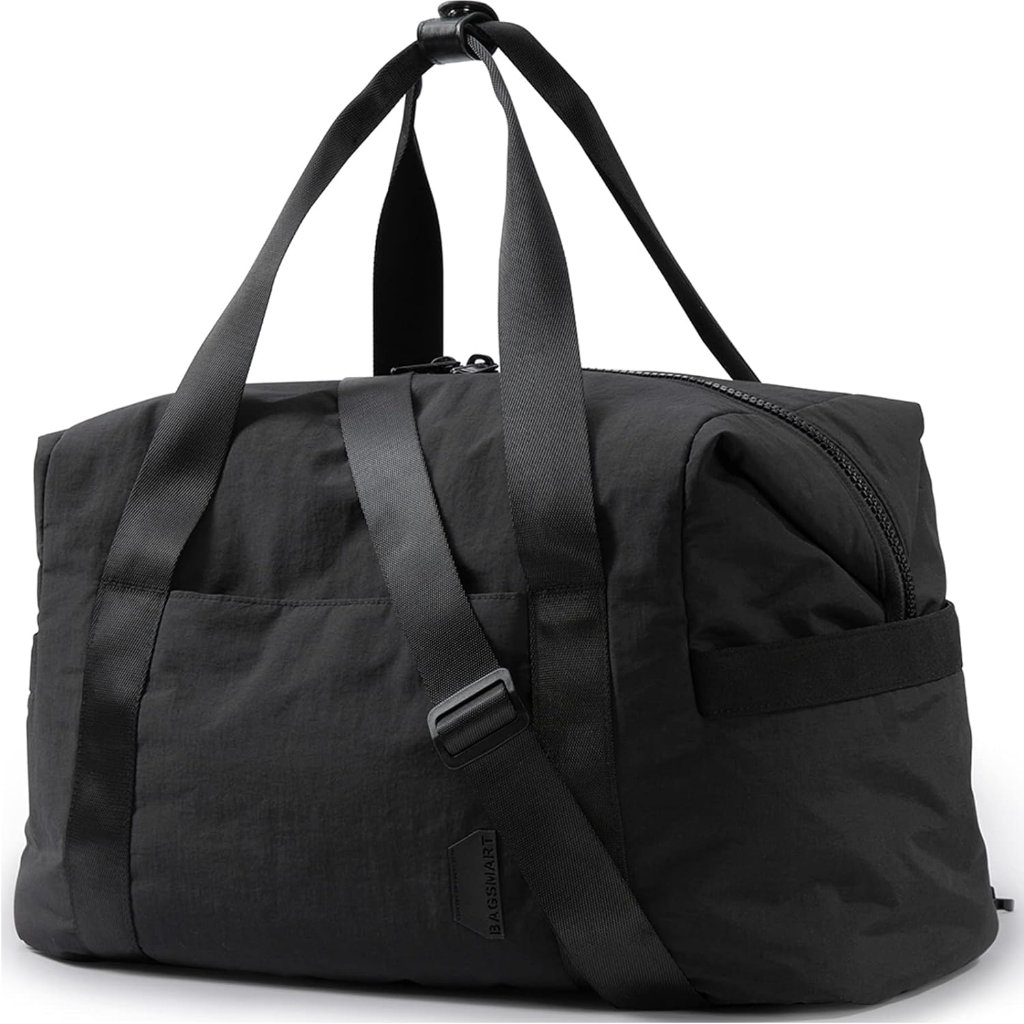 Gym Bag For Women, Carry On Weekender Overnight Bag, Travel Duffel Bags With Tro